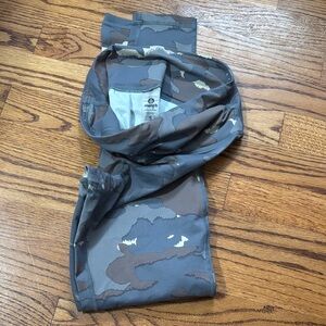 Mono B Camouflage Leggings - Blue and Brown